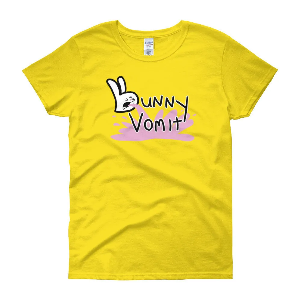 Bunny Vomit Logo Fitted T-Shirt