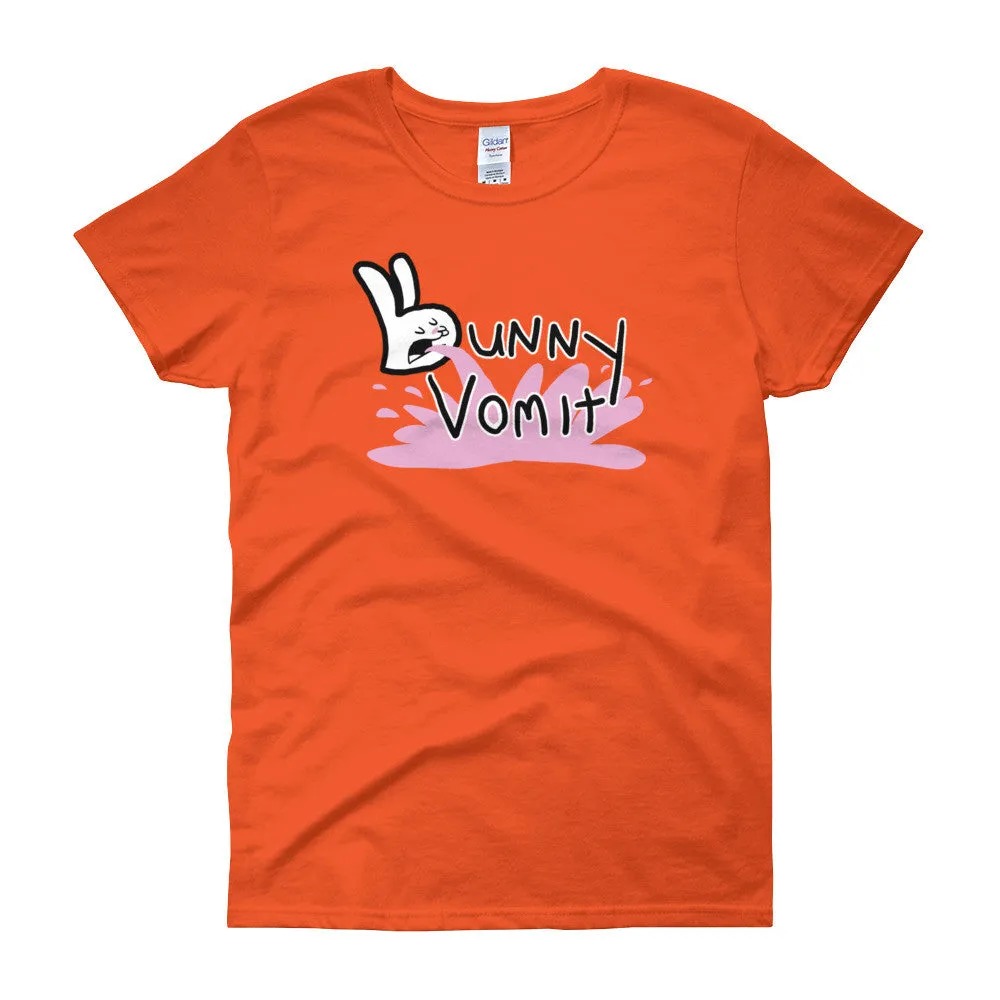 Bunny Vomit Logo Fitted T-Shirt