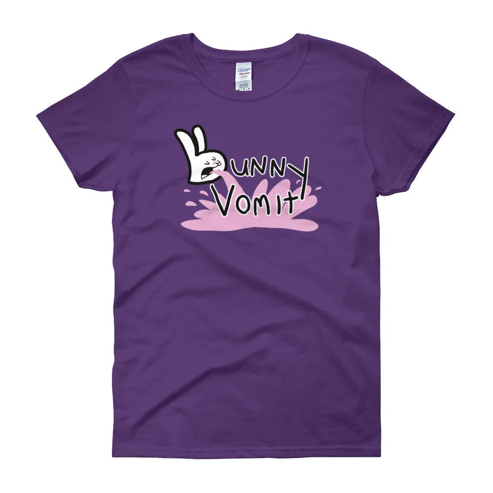 Bunny Vomit Logo Fitted T-Shirt