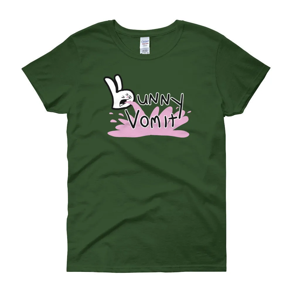 Bunny Vomit Logo Fitted T-Shirt