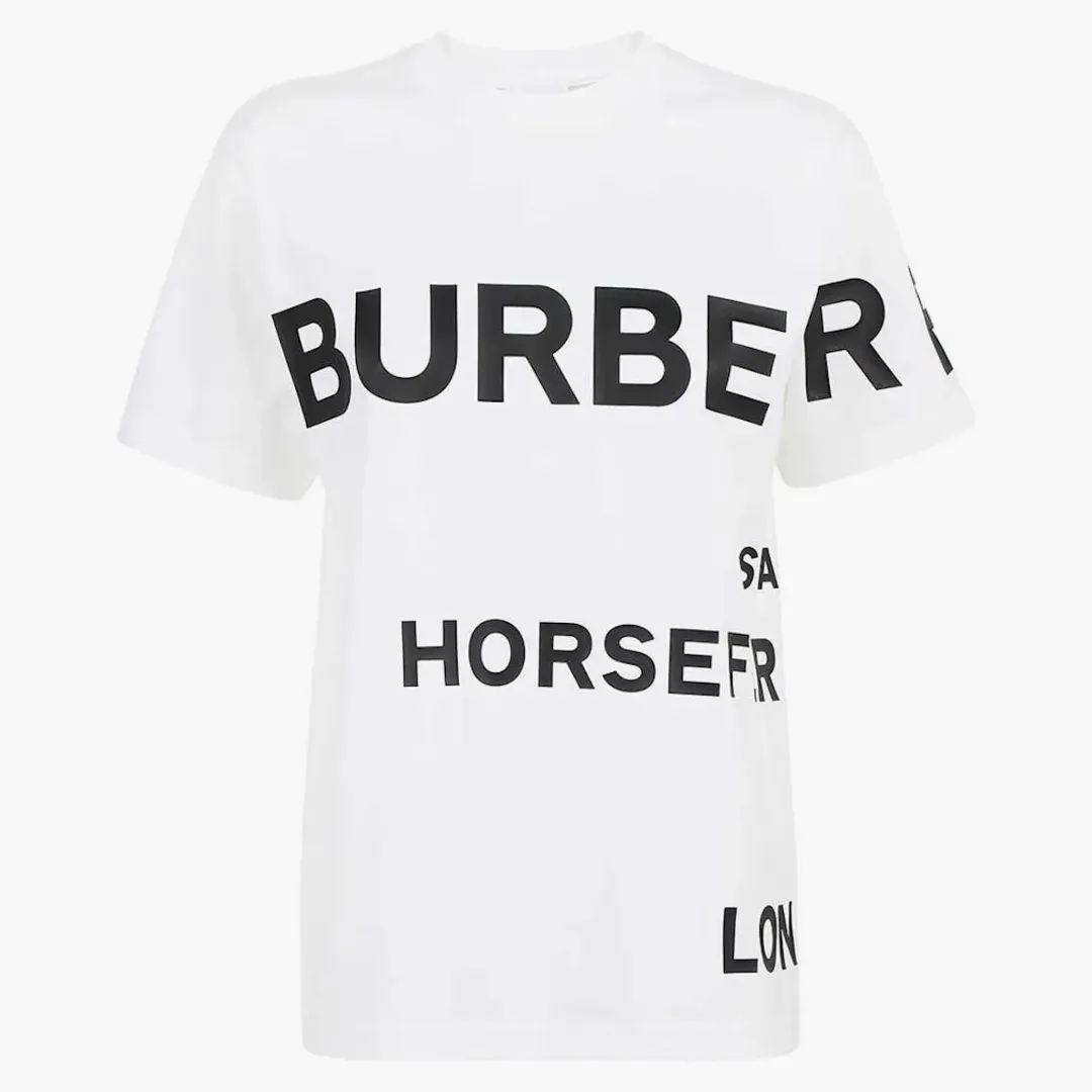 Burberry Womens Carrick T-shirt White