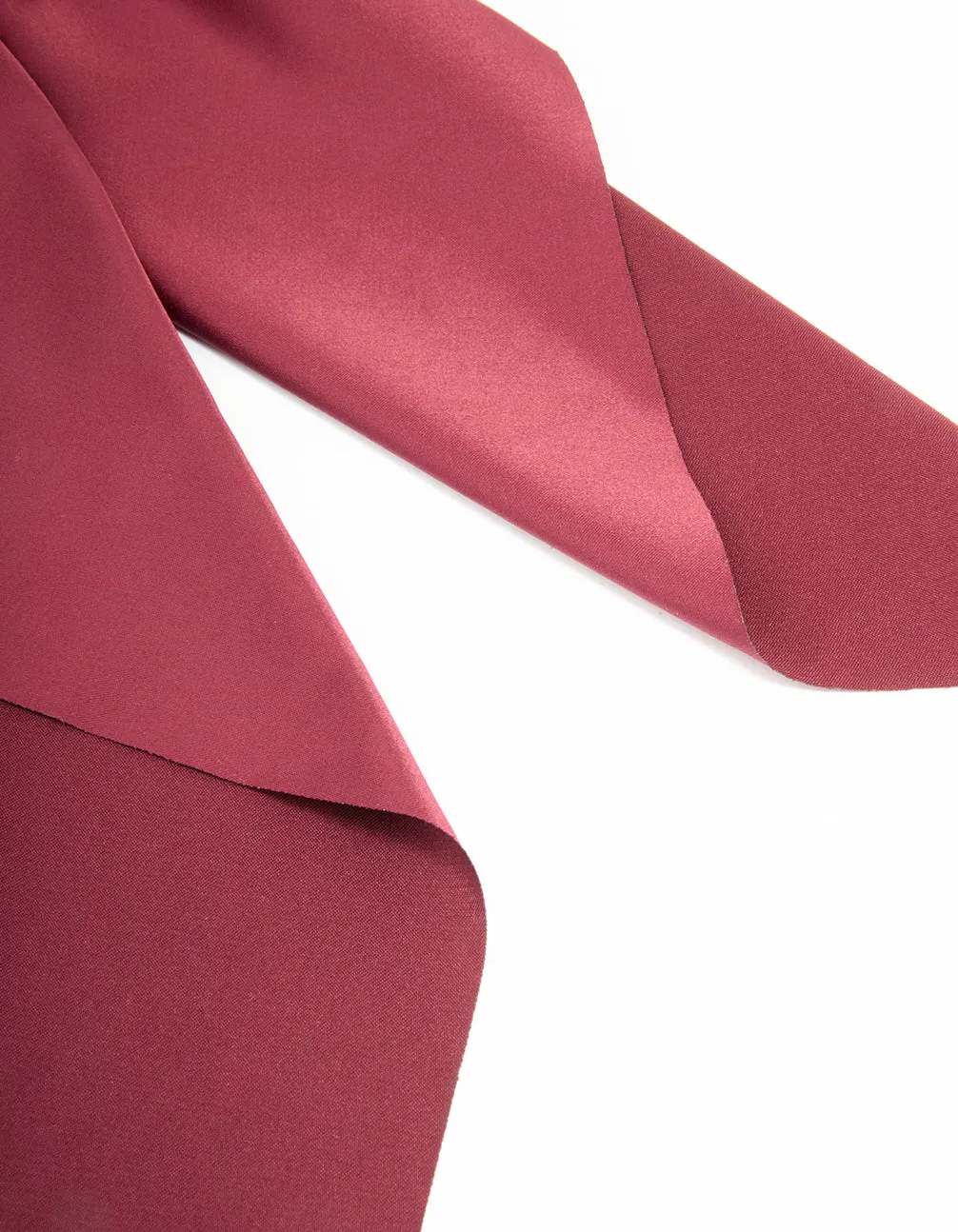 Burgundy Bow Drop Bow Hair Clip