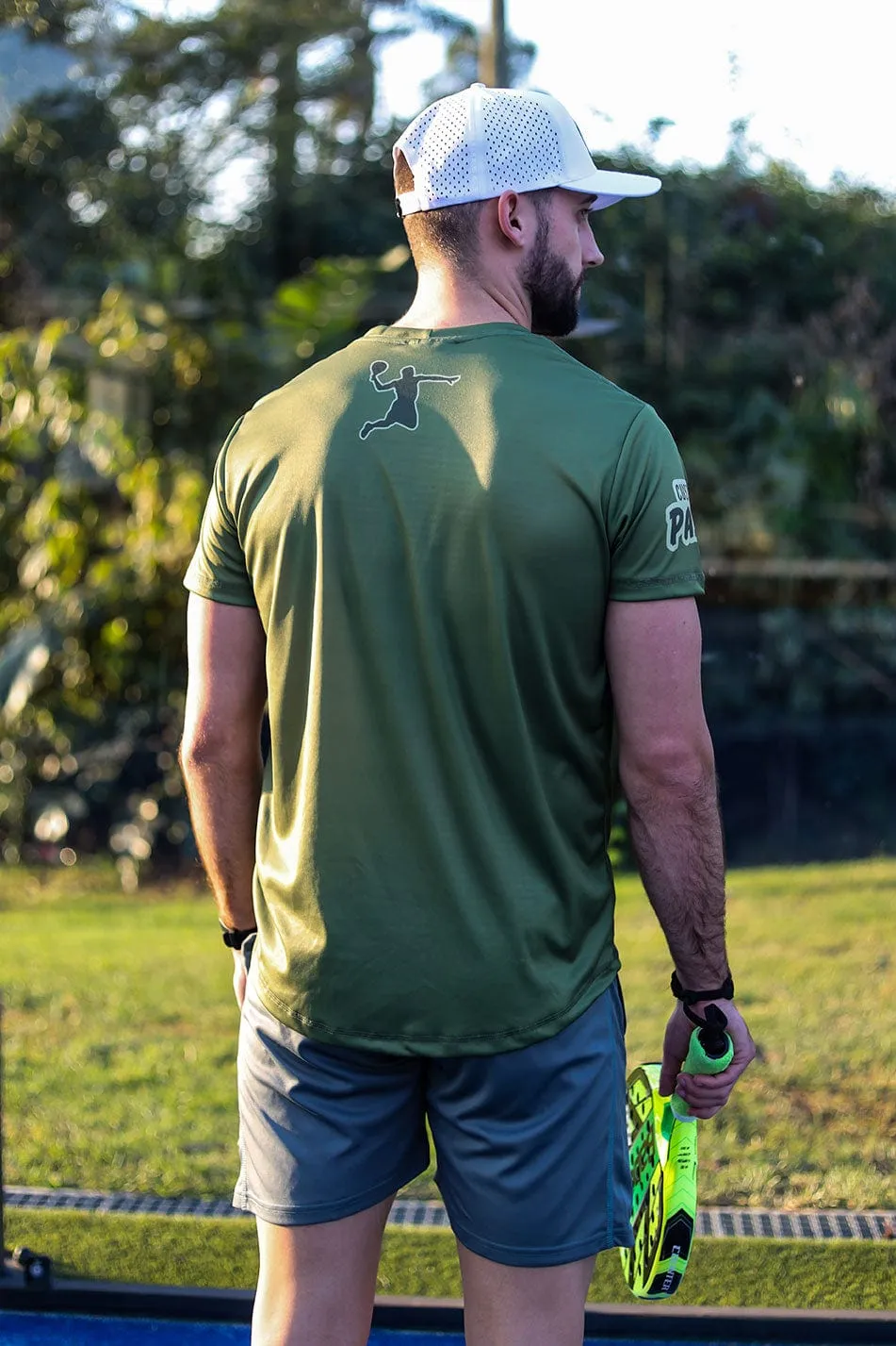 CA Padel Shirt | Army Green