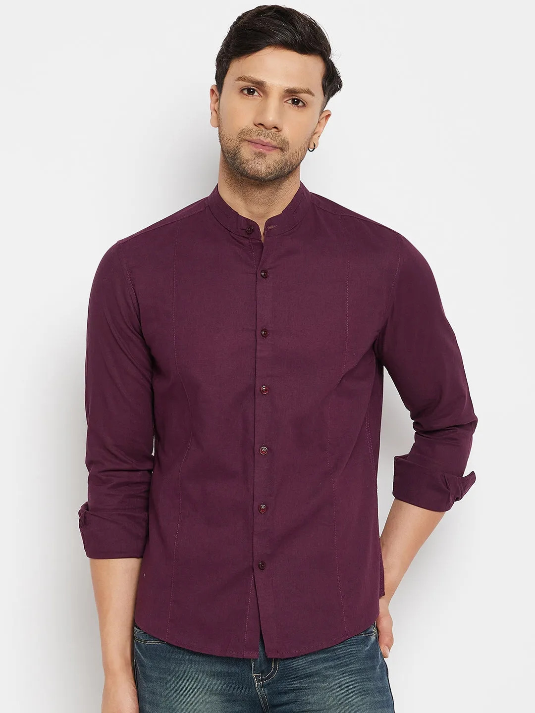 Camla Wine Shirts For Men