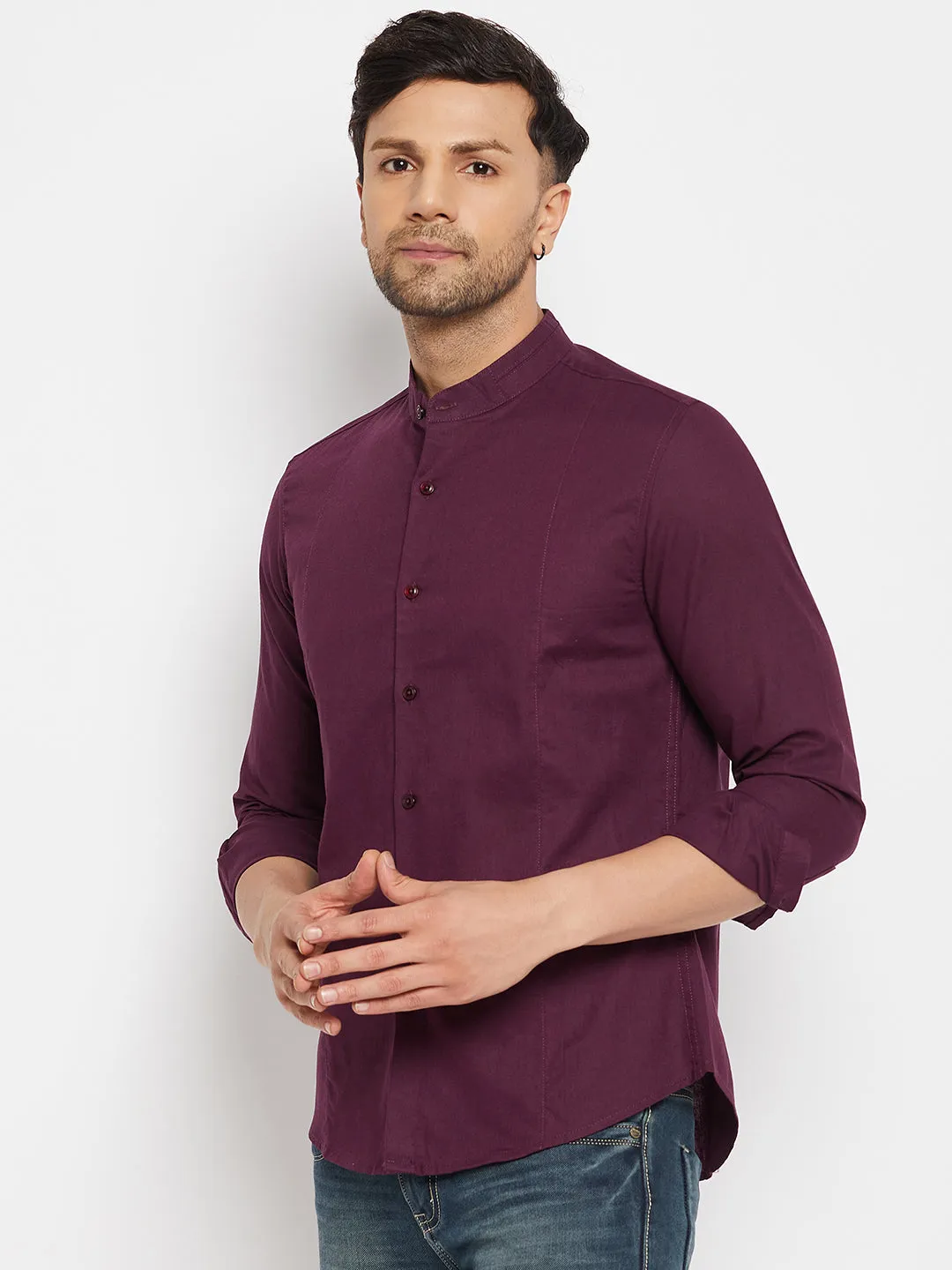 Camla Wine Shirts For Men