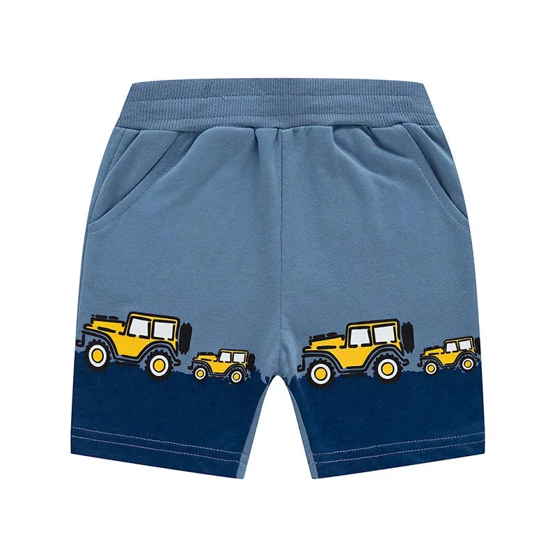 Car Print Shorts