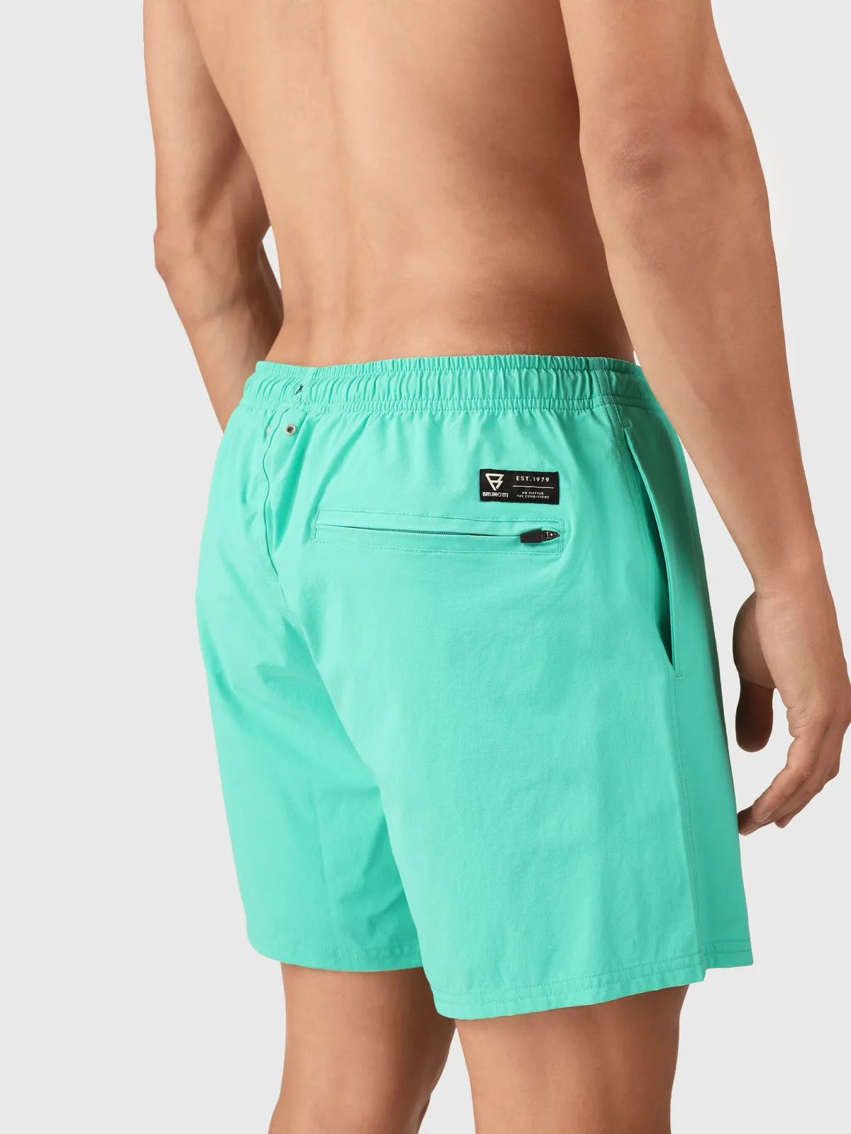 Cester Men Swim Shorts | Caribbean Green