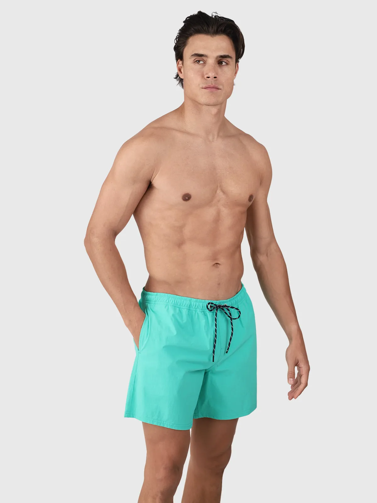 Cester Men Swim Shorts | Caribbean Green