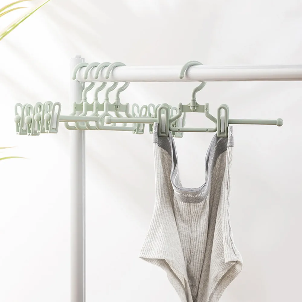 Chahua Adjustable Clip Pants Hangers - Pack of 5