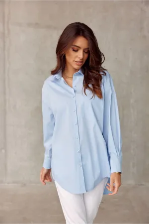 Chic Asymmetrical Oversized Shirt