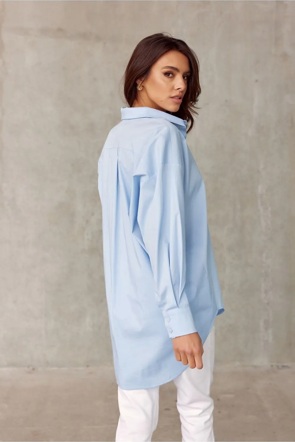 Chic Asymmetrical Oversized Shirt