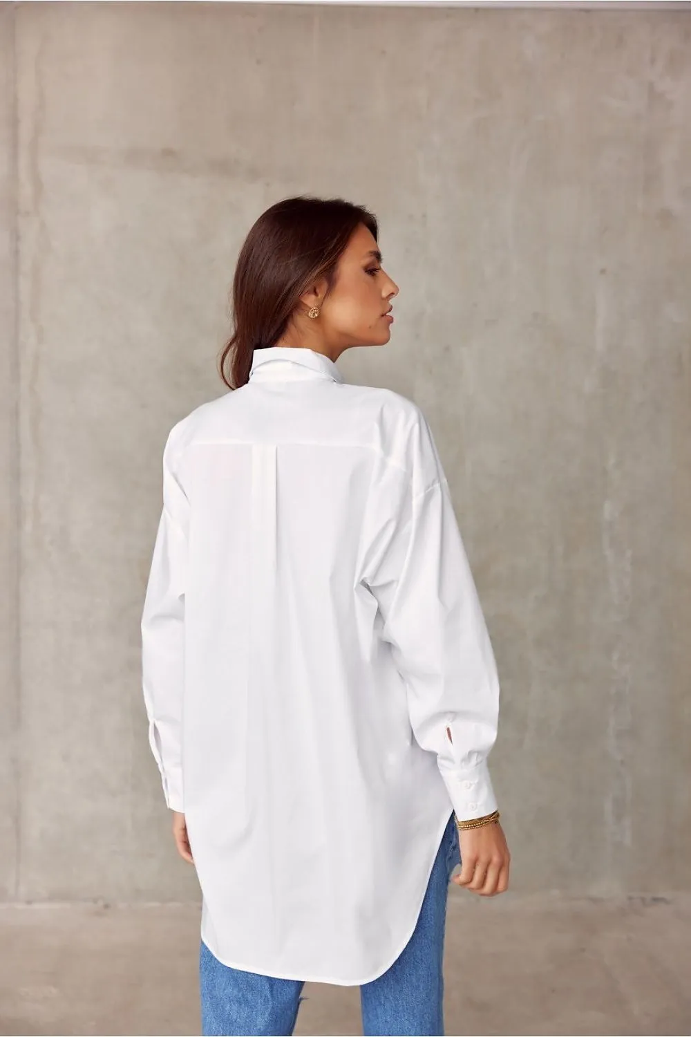 Chic Asymmetrical Oversized Shirt