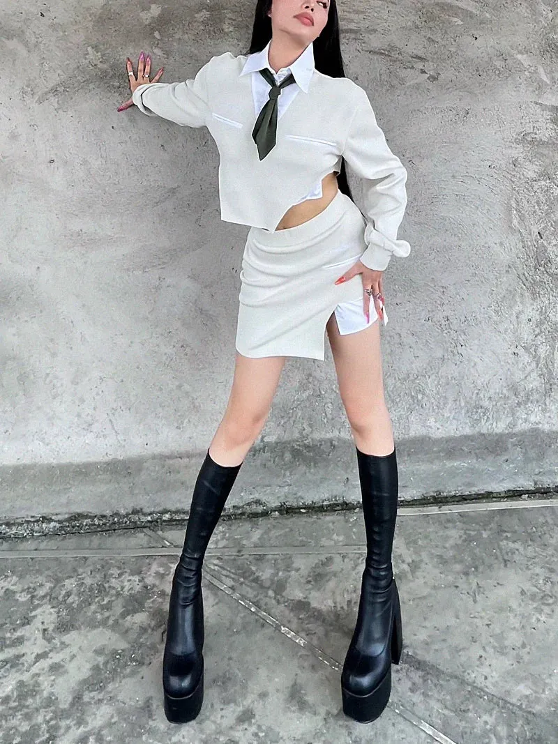 Chic Two-Piece Suit
