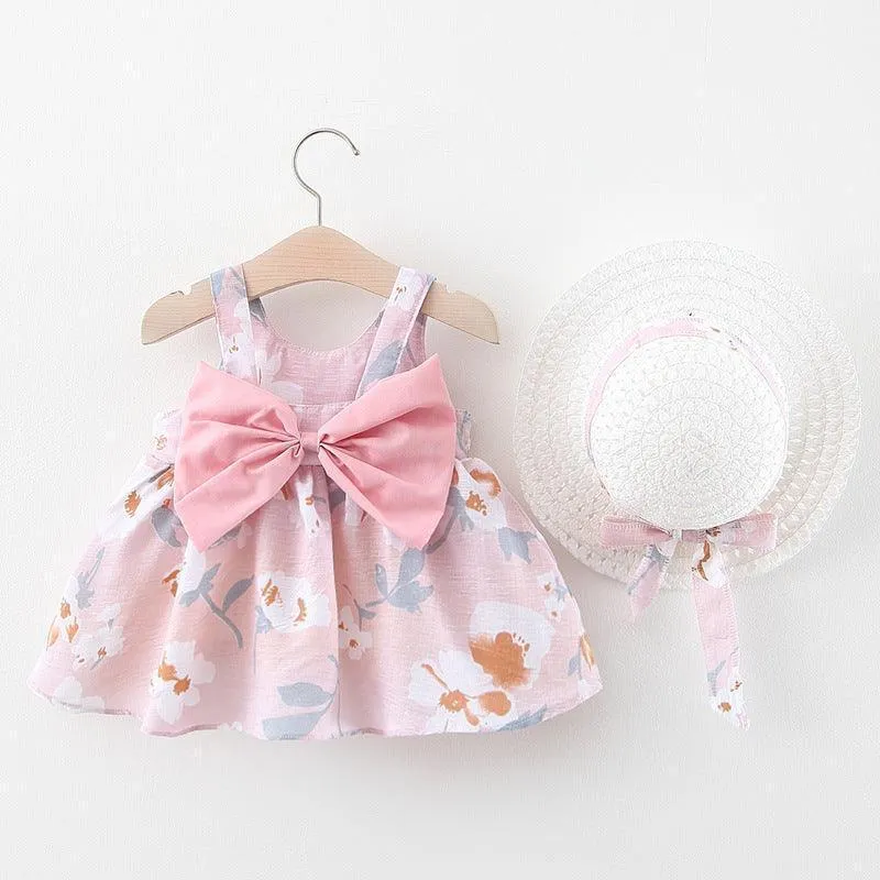 Children's New Bowknot Girls Dresses