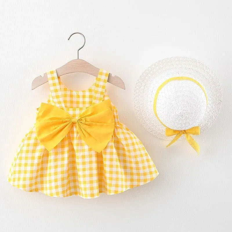 Children's New Bowknot Girls Dresses