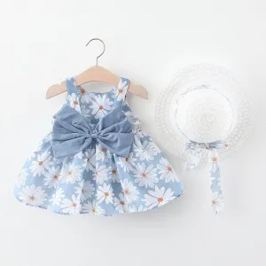 Children's New Bowknot Girls Dresses