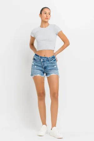 Ciss Cross Highrise Shorts