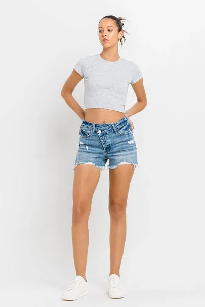 Ciss Cross Highrise Shorts
