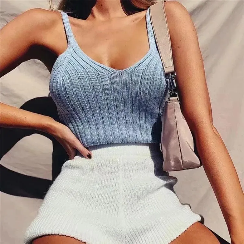 Clara Knitted Crop Top