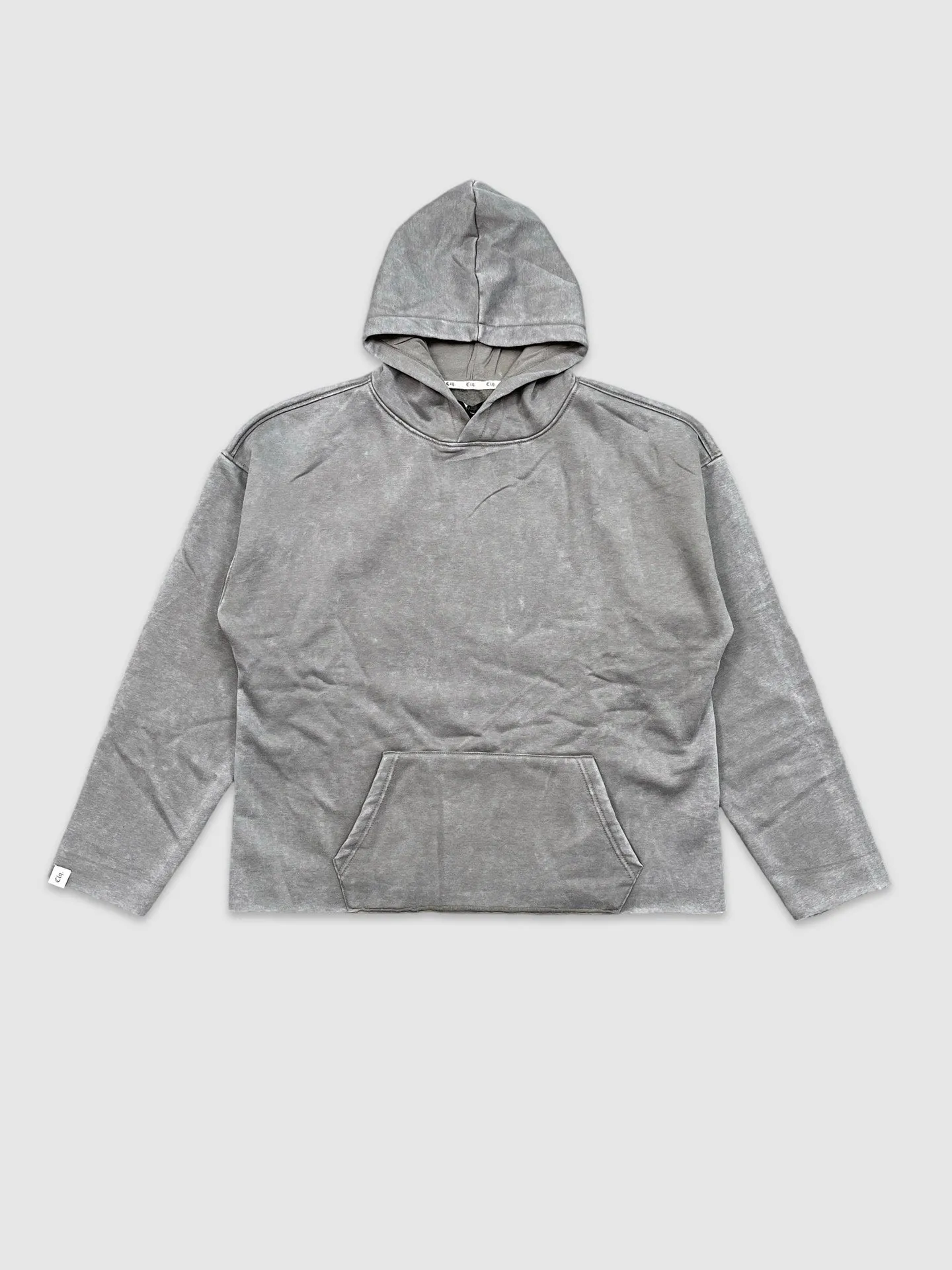 CLQ-CQ4601-Clique Washed Crop Hoody