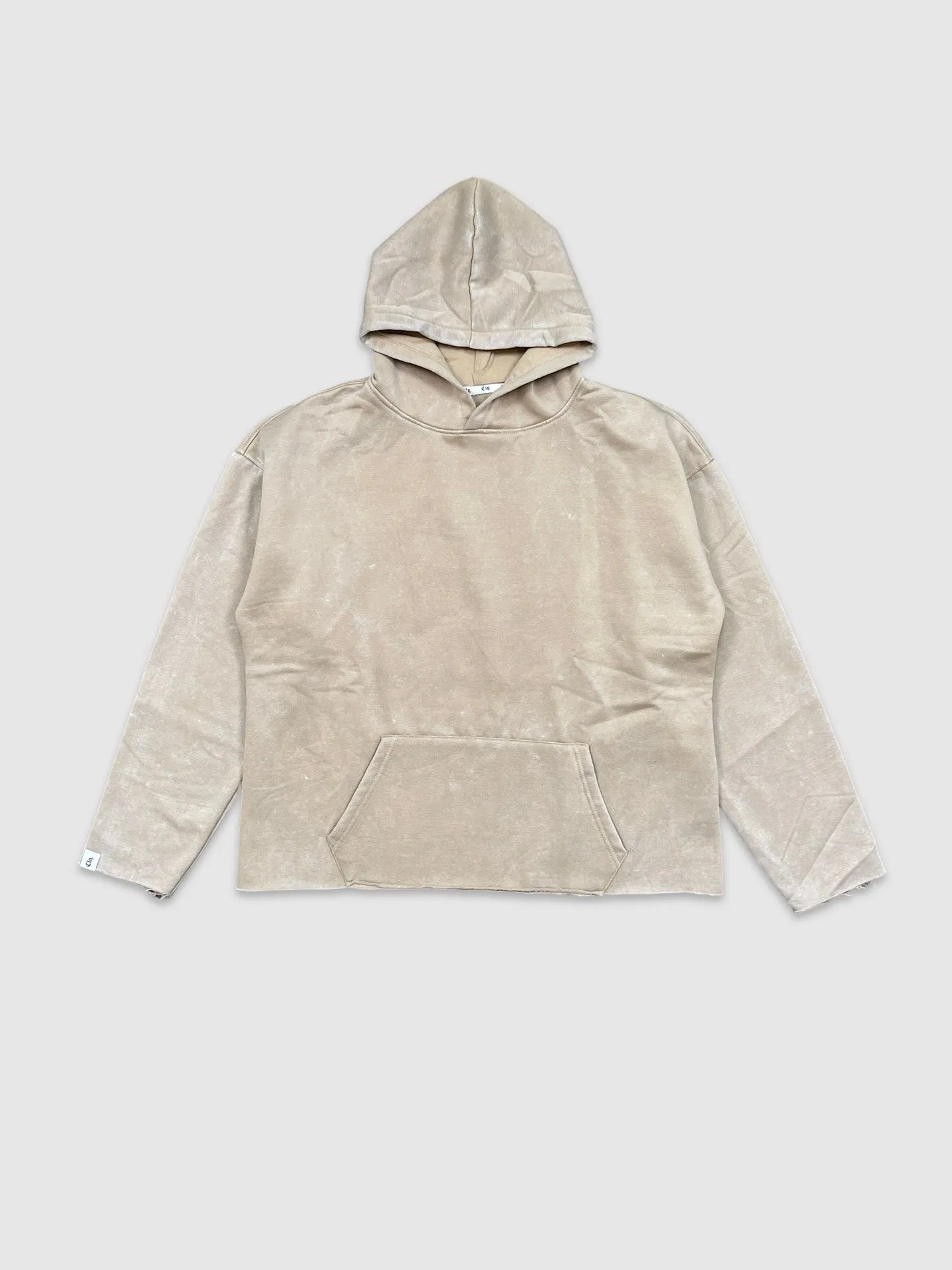 CLQ-CQ4601-Clique Washed Crop Hoody