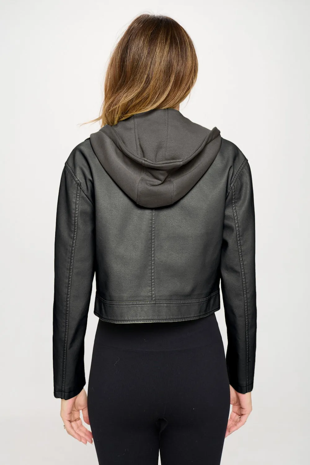 Coalition LA Rugged Cropped Hooded Jacket