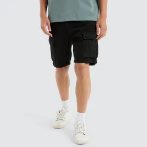Colby Denim Cargo Short Washed Black