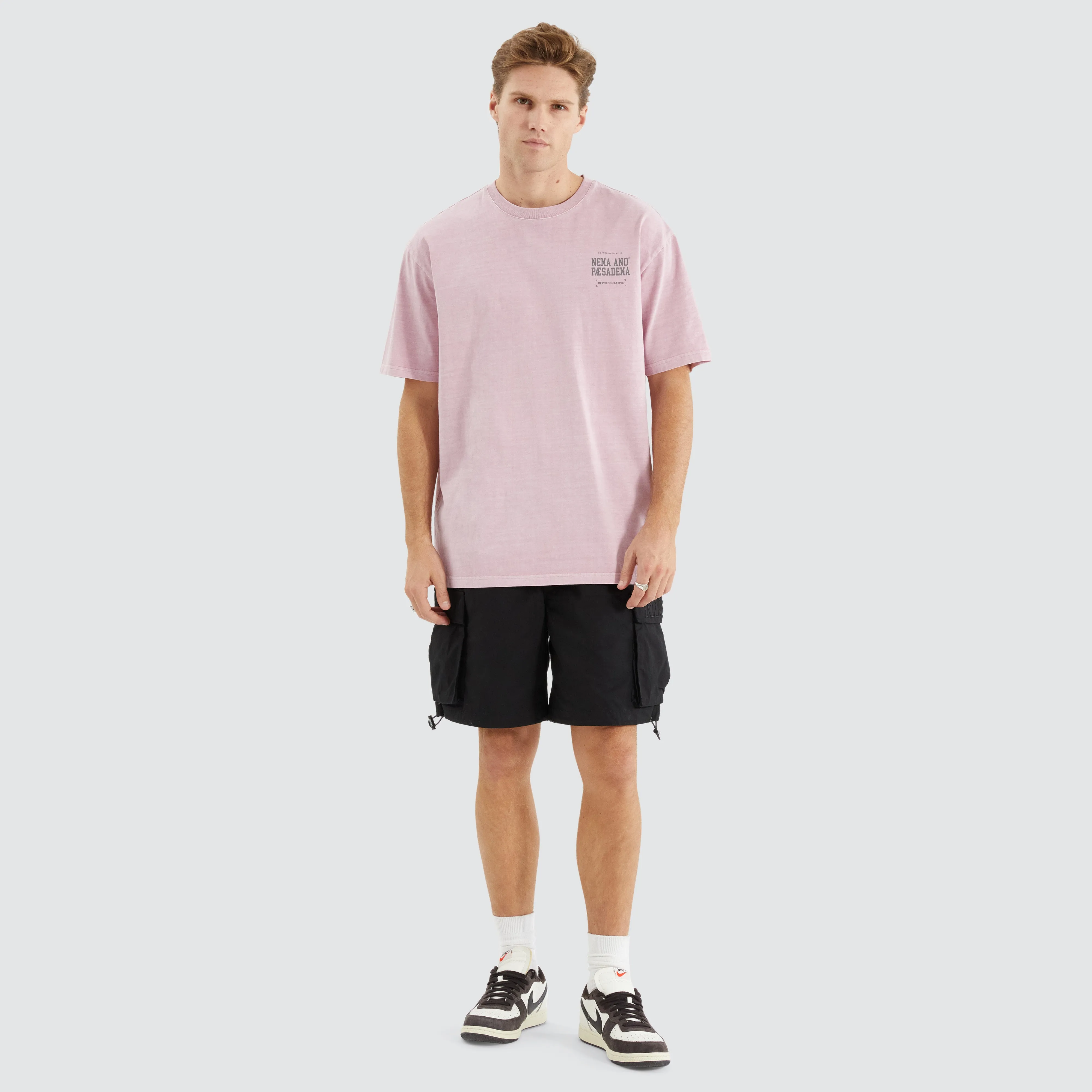 Compact Box Fit Tee Pigment Pink
