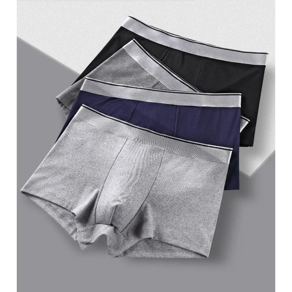 ContiNent 33 Boxer Male Panties Me's Underwear Boxers Breathable Sexy Man Boxer Solid Underpants Comfortable Plus Size BoxerShorts Lot L-5XL