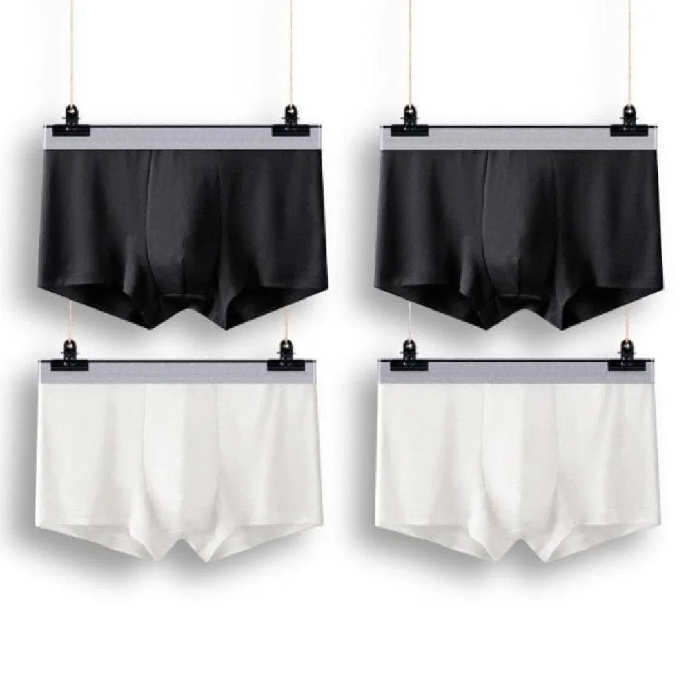 ContiNent 33 Boxer Male Panties Me's Underwear Boxers Breathable Sexy Man Boxer Solid Underpants Comfortable Plus Size BoxerShorts Lot L-5XL