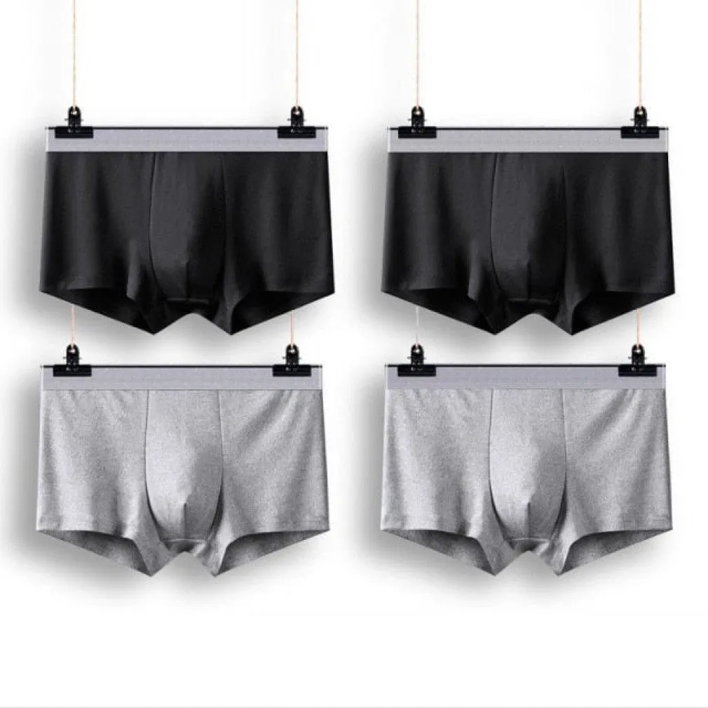 ContiNent 33 Boxer Male Panties Me's Underwear Boxers Breathable Sexy Man Boxer Solid Underpants Comfortable Plus Size BoxerShorts Lot L-5XL