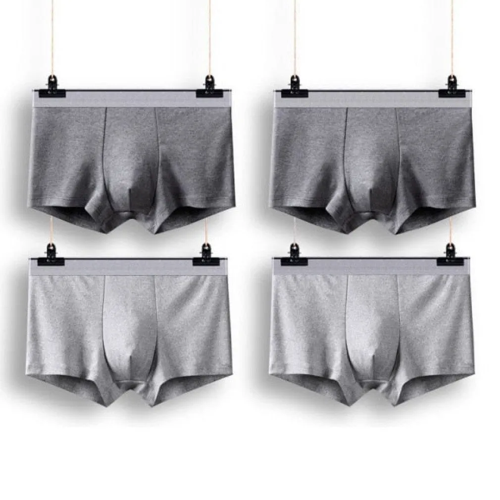 ContiNent 33 Boxer Male Panties Me's Underwear Boxers Breathable Sexy Man Boxer Solid Underpants Comfortable Plus Size BoxerShorts Lot L-5XL