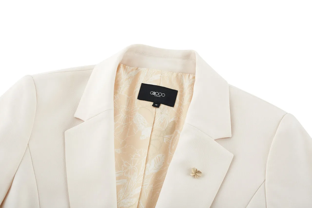 Cool Touch & Anti UV Polyester Twill Suit Blazer
