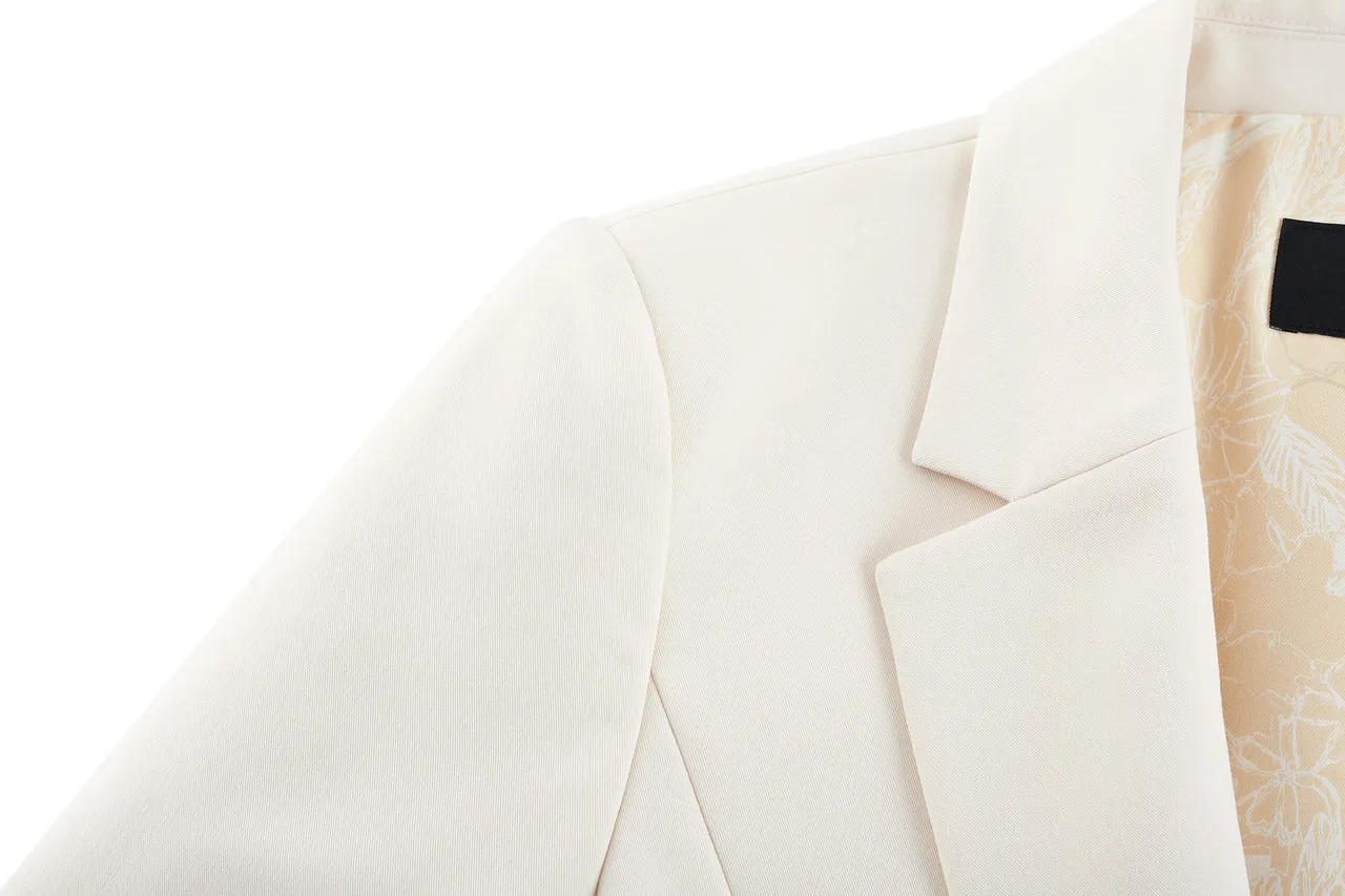 Cool Touch & Anti UV Polyester Twill Suit Blazer