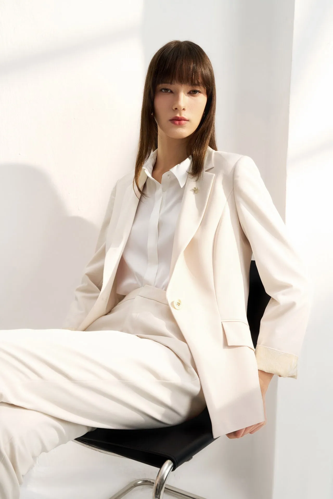Cool Touch & Anti UV Polyester Twill Suit Blazer