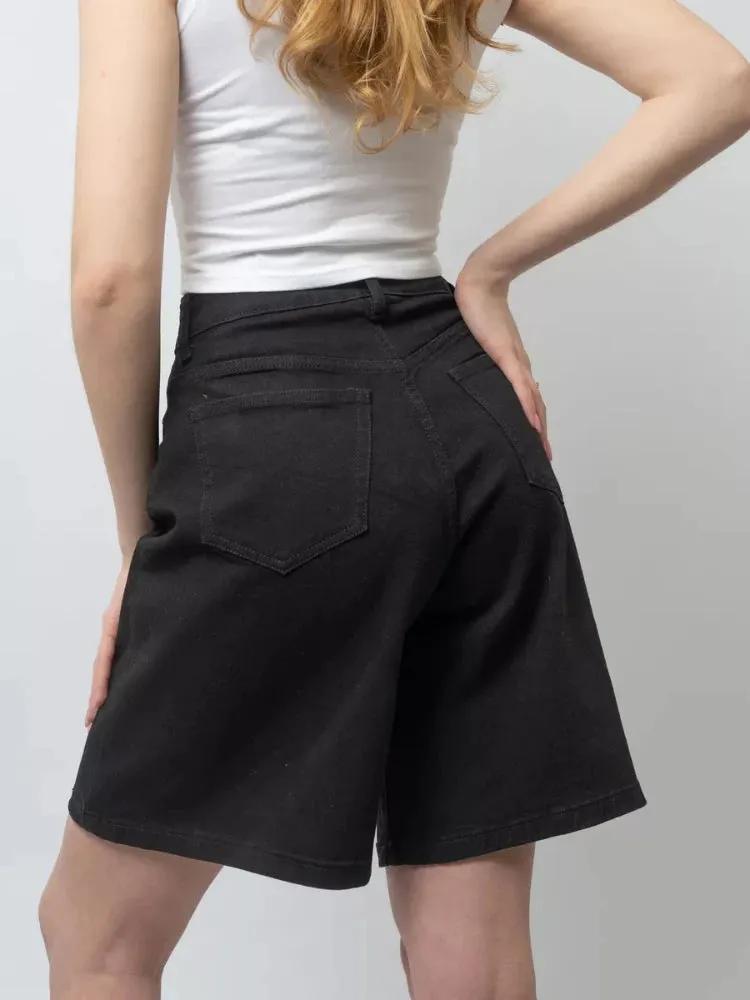 Cotton Vintage Denim Shorts