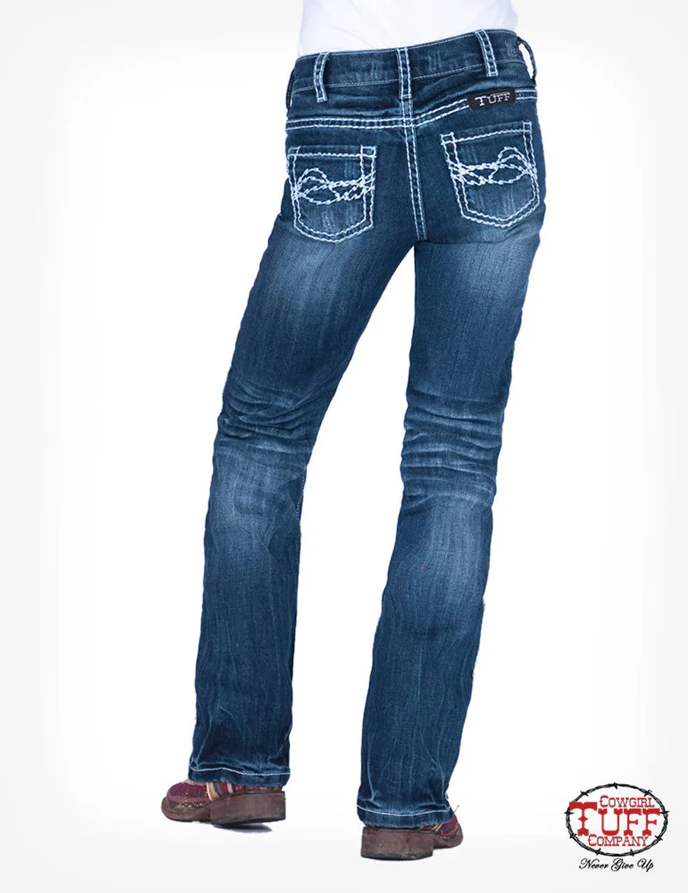 Cowgirl Tuff Girls Edgy Jean