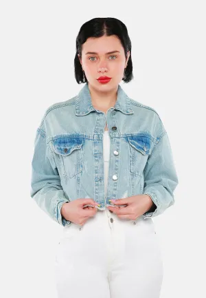 Cropped Denim Jacket
