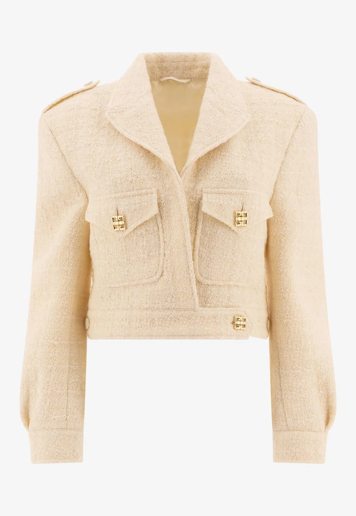 Cropped Tweed Jacket