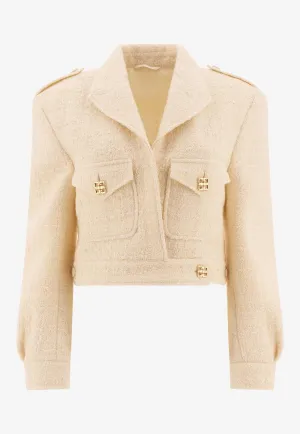 Cropped Tweed Jacket