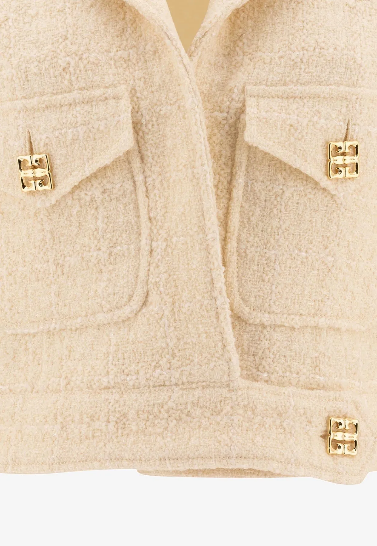Cropped Tweed Jacket