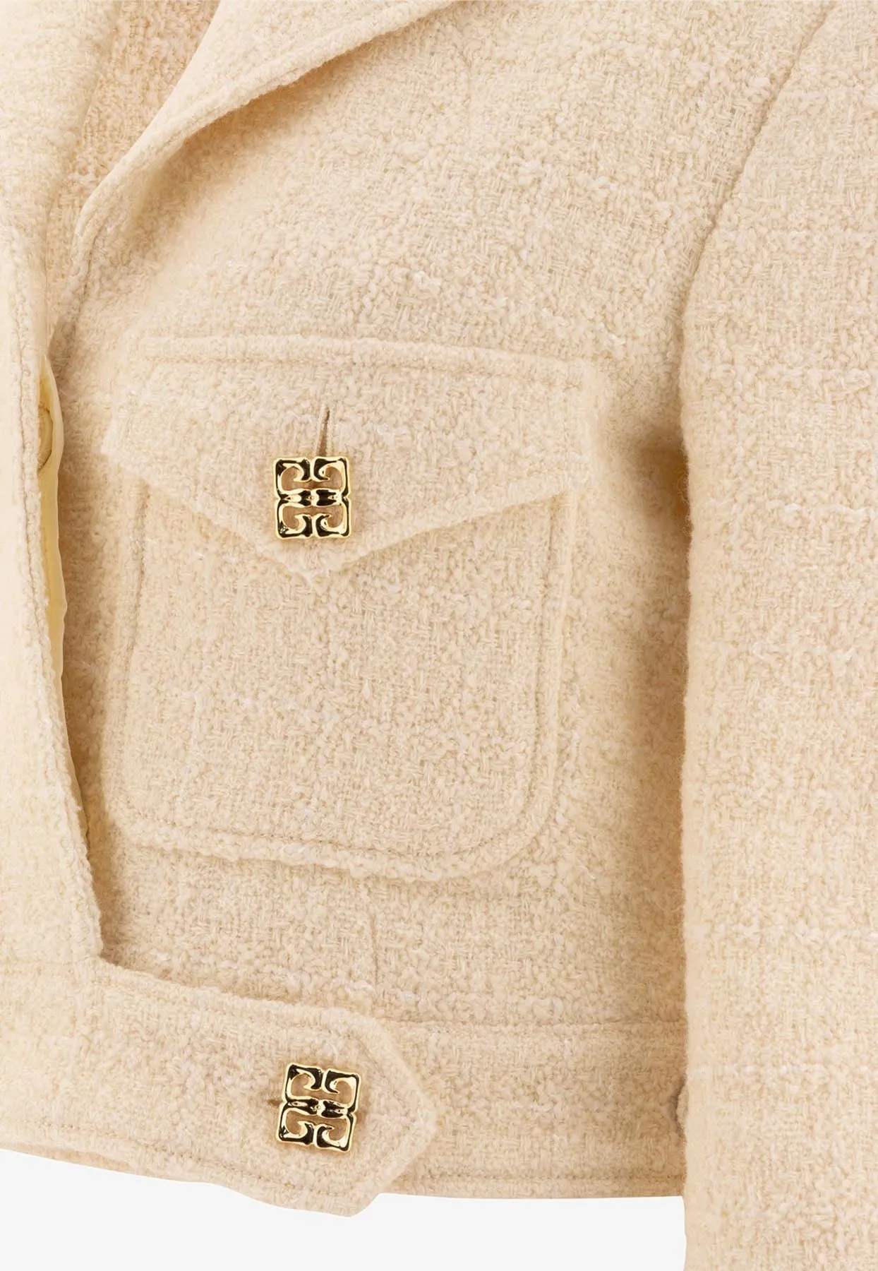 Cropped Tweed Jacket