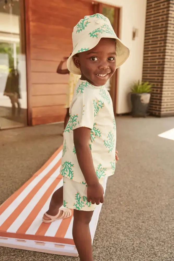 Cruz & Coley Set - Coral Shorts & T-shirt Set
