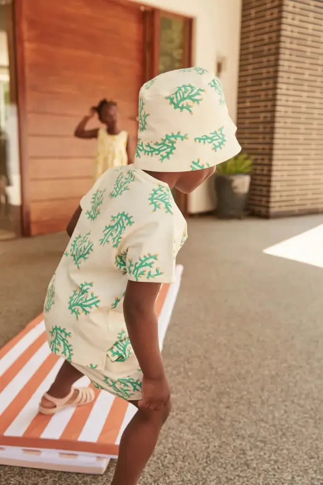 Cruz & Coley Set - Coral Shorts & T-shirt Set