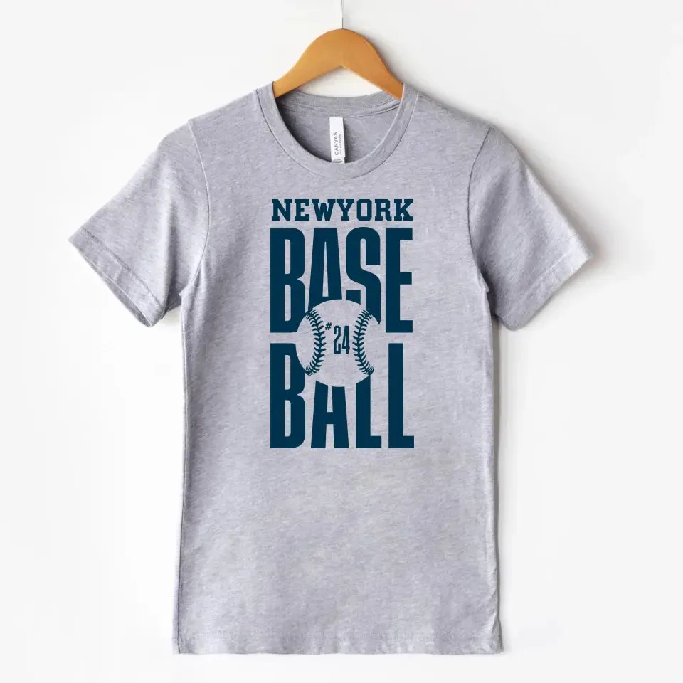 Custom Baseball Newyork Unisex T-shirt
