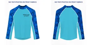 Custom Rash Guard (Kids, Women, Men) Long Sleeve