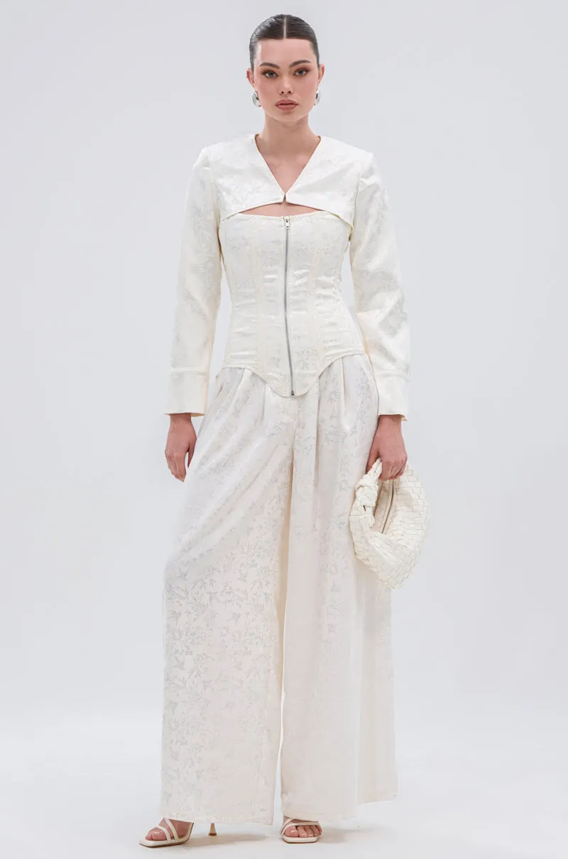 DAISY DOVE JACQUARD BLAZER