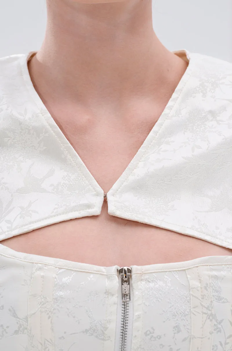 DAISY DOVE JACQUARD BLAZER
