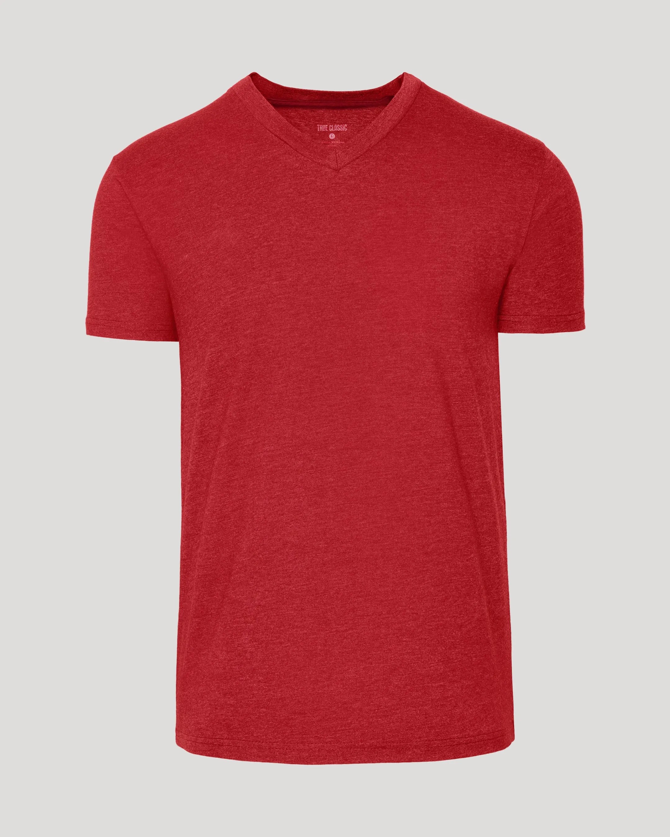 Dark Heather Lava V-Neck Tee