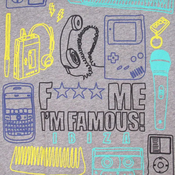David Guetta F Me I'm Famous Ibiza Neon Men's Vest